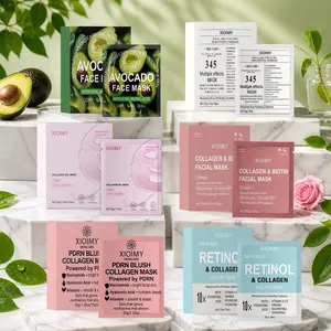 30pcs Facial Hydrating Firming Mask Set, Dual-Ingredient Care, Multi-Functional Skincare, Deep Moisturizing, Suitable for All Skin Types