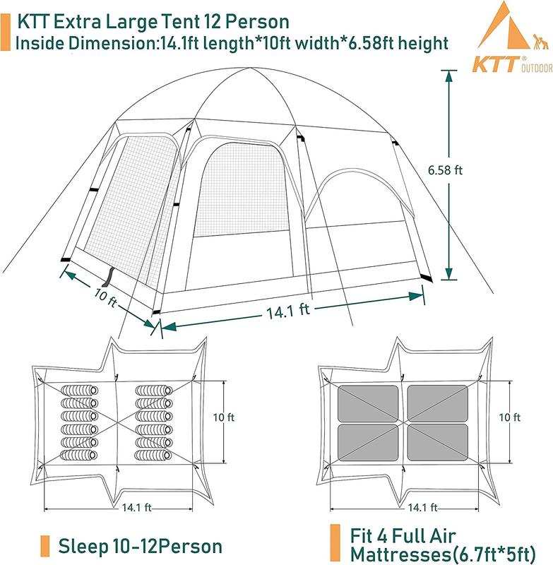 Extra Large Tent 12 Person Tent