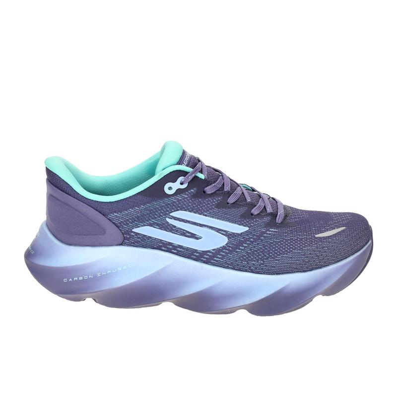 Skechers Womens Aero Burst Performance Running Sneakers Shoes - Purple