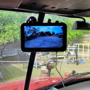 VEKOOTO VK7 Magnetic Solar Wireless Backup Camera 7'' IPS Touchscreen Monitor HD1080P No Wiring Rechargeable Camera for RV Trailer Camper Car Blind Spot Truck Automotive Backup Camera for Truck IP69 Waterproof IR Night Vision Christmas gifts farm