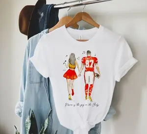 Taylor and Travis Minimalist Style Shirt, Taylor Shirt, American Football Shirt, Karma Kelce 87 Tee, Chiefs Jersey Shirt, Taylors Fiancé Tee