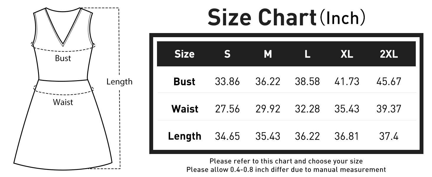 OFEEFAN Summer Dresses for Women 2026 Casual V Neck Sleeveless Tank Dress Beach Sundresses with Pockets