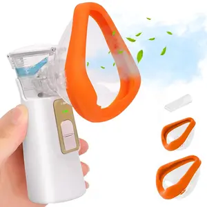 Portable Handheld Ultrasonic Mist Maker, 1 Box USB Rechargeable Nebulizers with Accessories, Personal Care Appliances for Home & Travel, Portable Nebulizer, Nebulizer Mask