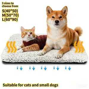 Self-Heating Pet Blanket & Mat – Washable Thermal Pad for Cats & Dogs