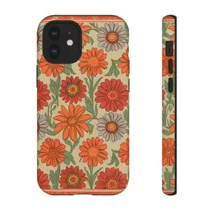 Floral Tough Cases | Stylish Phone Case, Flower Design for Nature Lovers, Perfect Gift, Spring Aesthetic, iPhone Cover