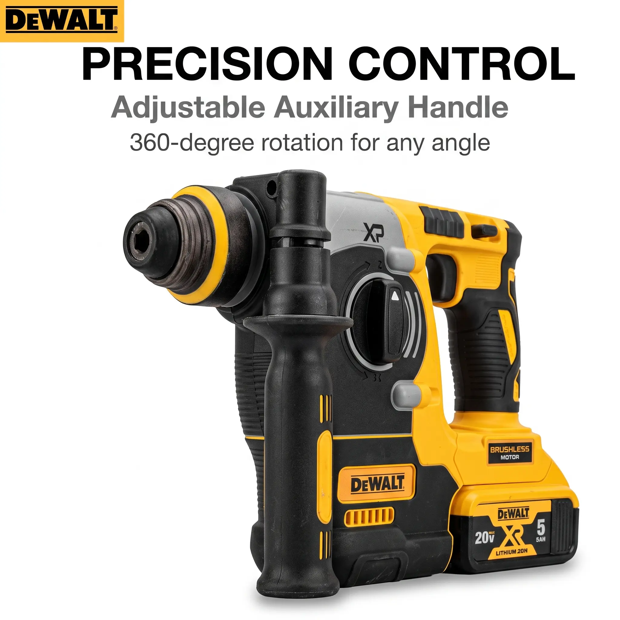 DEWALT DCH273 Brushless SDS Plus Rotary Hammer Drill - Compact, Lightweight, for Concrete, Wood, Metal Drilling - Tools & Hardware Multitool machinery dcf900