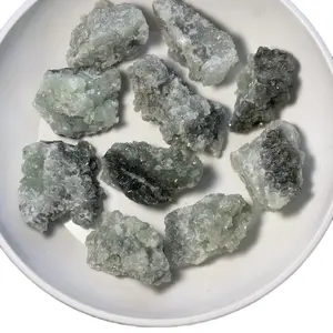 Prehnite With Epidote Rough Specimen for Sale intuitive crystal