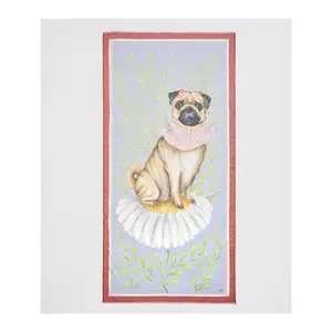 Fable England Catherine Rowe Pet Portraits Printed Scarf