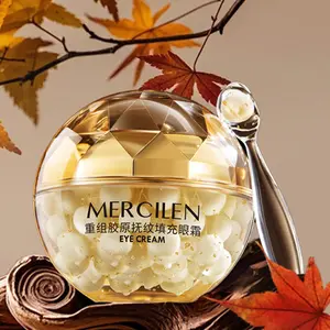 Mercilen ecombinant Collagen Moisturizing Advanced Eye Cream, 40 ml × 2, Lightweight Texture for Deep Hydration and Wrinkle Reduction