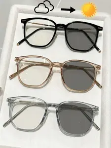 Women's Large Frame Fashion Clear Lenses, Trendy Casual Glasses for Parties, Daily Wear, Beach Vacation, Street Style, Holiday Gifts