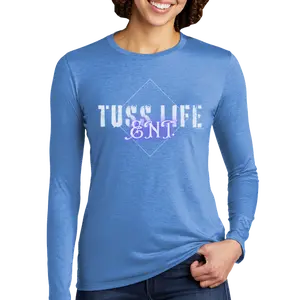 "TussLife" (Alt1) Women's Tri-Blend Long Sleeve T-Shirt