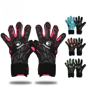 New goalkeeper gloves 19.0, non-slip, wear-resistant, for competition and training, suitable for children and adults, football gloves soccer accessories football drip goalie