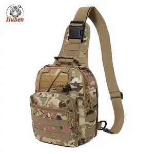 Tactical Sling Chest Bag, Outdoor Military Shoulder Pack for Hiking Cycling Fishing