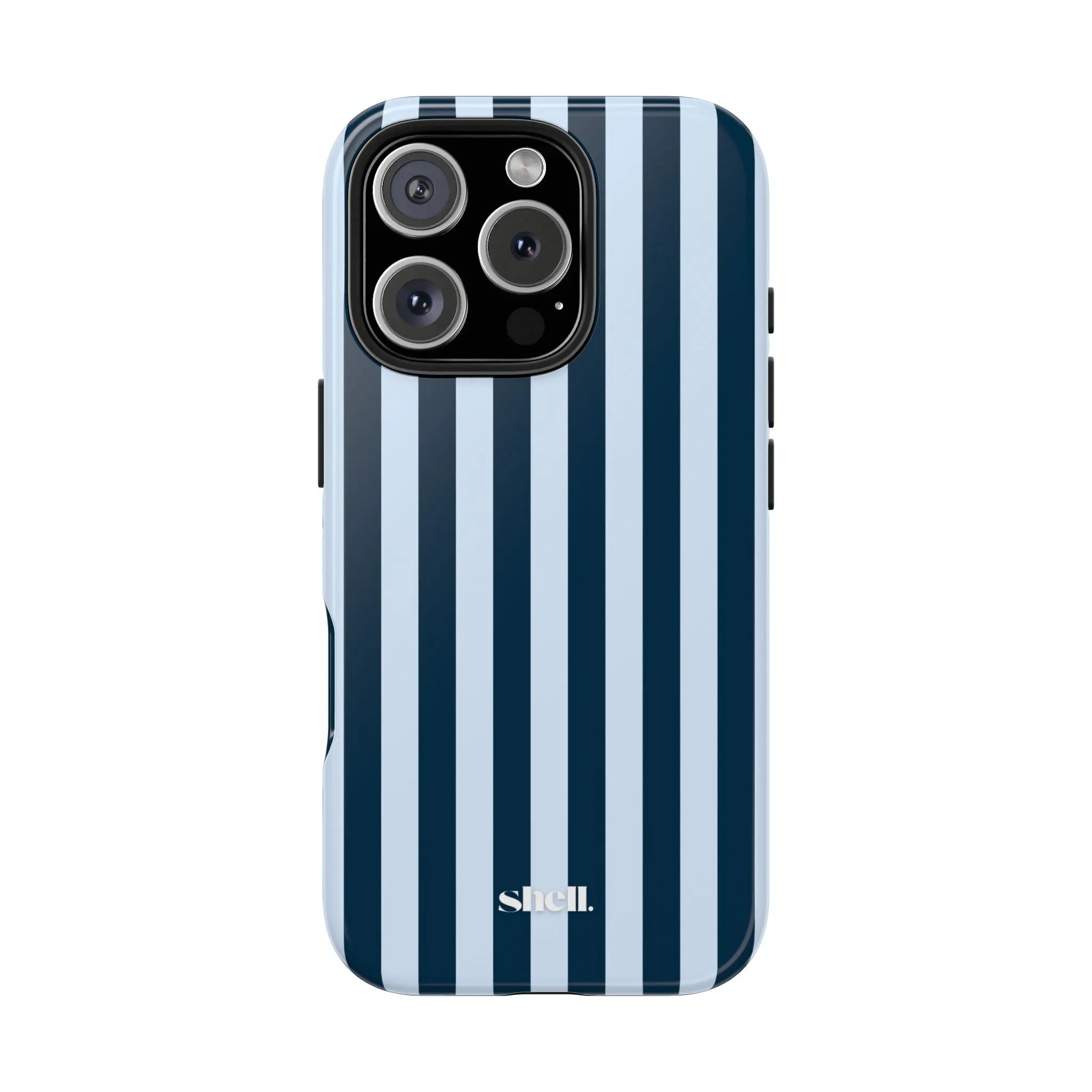 Navy Stripes Shell - Phone Case
