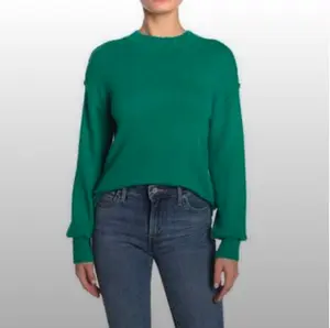 Abound Drop Shoulder Knit Sweater Kelly Green