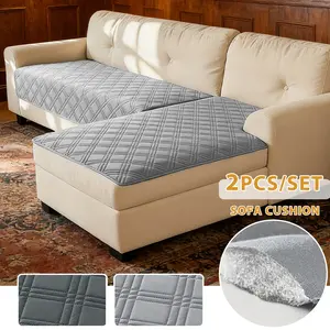 2Pcs /Set Water-repellent Sofa Protection Pad Non-slip Furniture Protector Universal Couch Case for Sofa Living Room Home Decor