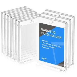 one touch magnetic card holder