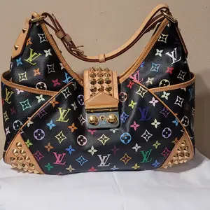Pre-owned Louis Vuitton canvas Shoulder Bags Multicolor Black Chrissie shoulder bag