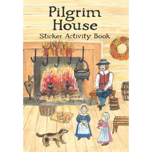Pilgrim House Sticker Activity Book (Dover Little Activity Books: Holidays &) Paperback – August 15, 2003