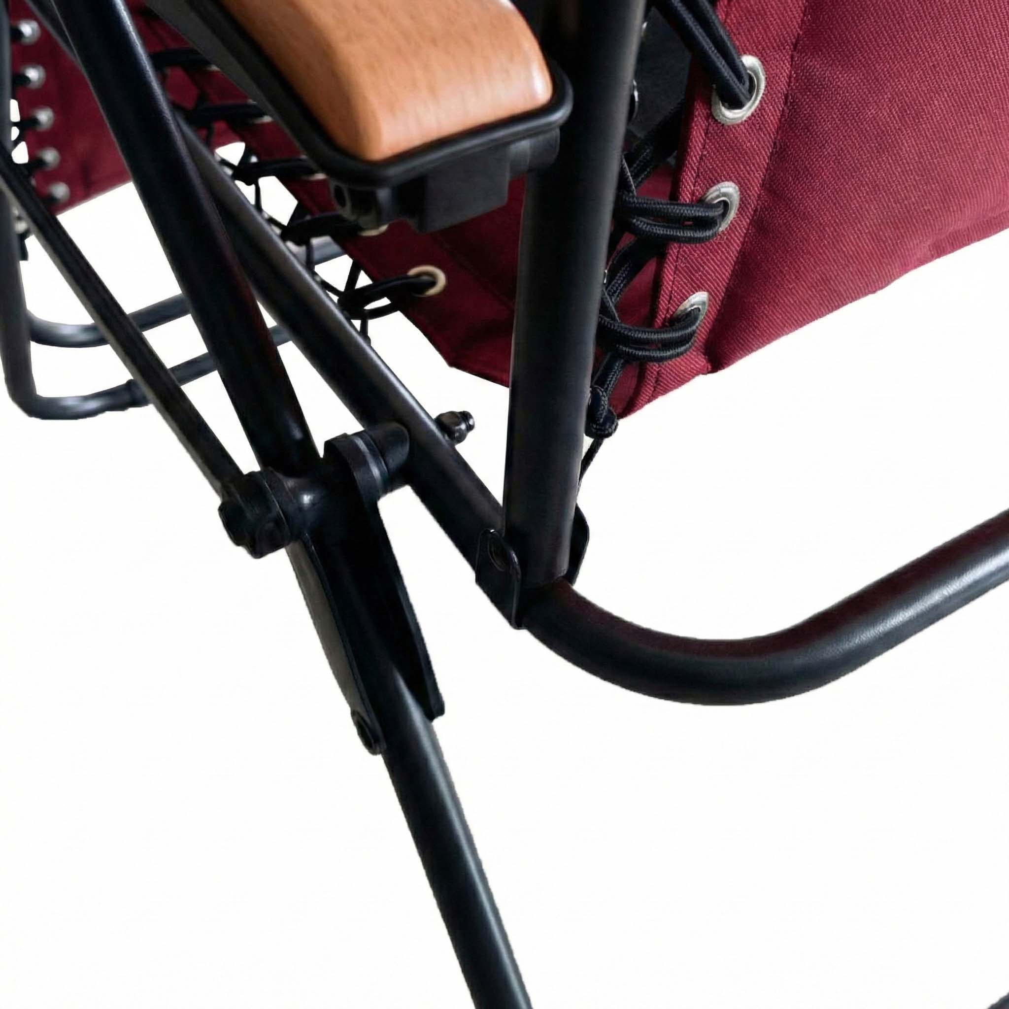 Viral Trending Oversized Padded Zero Gravity Chair | 30" Extra Wide Seat Anti-Gravity Lounger for Big & Tall, Foldable Patio Recliner with Side Cup Holder, Supports 400 LBS for Indoor Outdoor Camping Backyard Porch