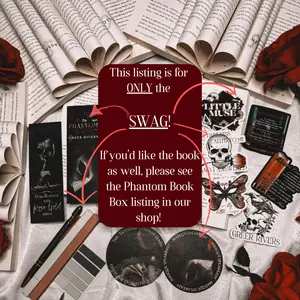 Phantom Book Box - SWAG BAG ONLY, magnets, bookmarks, stickers, and more k