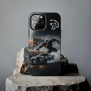 Hellcat SRT Car Phone Case, Venom Challenger SRT Cell Phone, Case For Fan, iPhone 16 15 14 13 12 11 Pro Max Plus X Accessories Protection Plastic Rubber