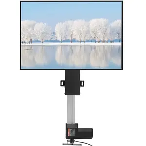 【DealsForYouDays】VEVOR Automated TV Elevator,  , 20" Stroke for 28-32" TVs. Remote-Controlled, Adjustable Height 30-50", Supports up to 132 lbs