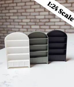 1:24 Scale Arched Bookshelf