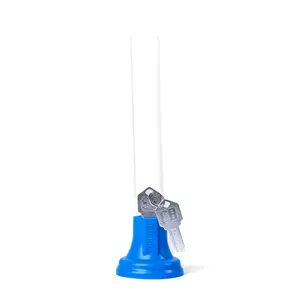 CHUGBUD 2.0 (Blue) - Pocket-Sized Beer Bong with Durable Silicone Base and Leak-Proof Design for Portable Drinking Fun