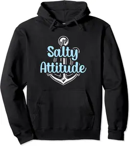 Salty Attitude Summer Getaway Vacationing Cruise Cruising Pullover Hoodie - Jessicajon Shop 20B0B2J6KJK1