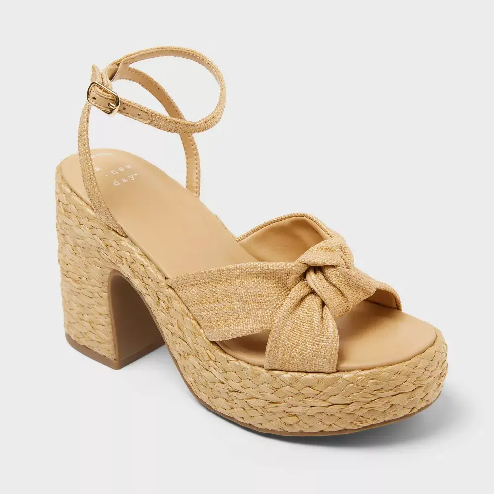 Women’s Classy Fashion Platform High Heels with Memory Foam Insole - A New Day, Elegant Women's Sandals, Footwear