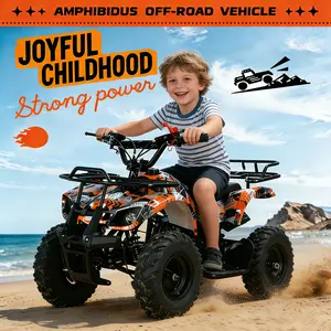 Kids off-road Mini ATV Quad Model Bike-Safe Durable Anti-slip Quad Bike Toy Trail Bike Toy Outdoor Toy Car For Backyard Riding Park Riding Camping Toy Family Fun Backyard Fun Children's Day Gift & Graduation Gift