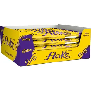 Cadbury Flake Bar Single 32G, (Pack of 12)