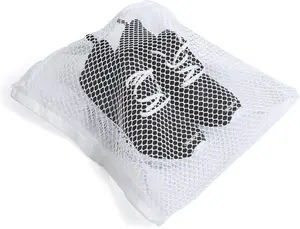 Smart Design Sneaker Dryer & Wash Bag w/ Elastic Straps - Durable Fabric - for Shoes, Clothing, & Laundry - Home Organization