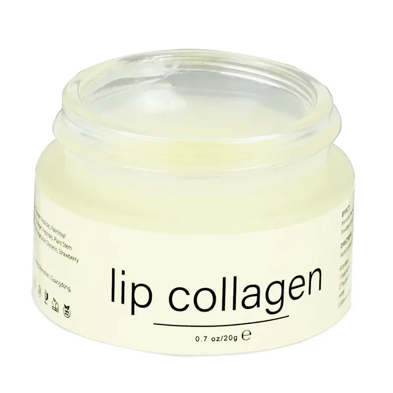 SUDAJI Collagen Peptide Melty Lip Mask - Gentle Overnight Moisture-Boosting Balm Gloss with Vitamin E & PDRN Serum for Dry Lips, Strawberry Flavored, 0.7 oz, Treatment for Adults, Lip Treatment, Peptides