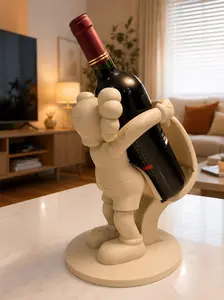 Modern 10” Wine Rack Statue