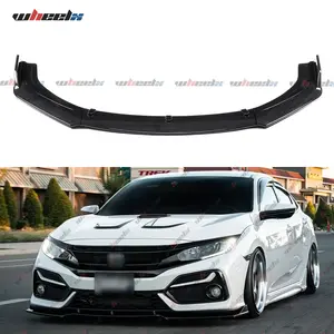 Honda Civic Sedan (2016-2021) - Carbon Fiber Style Front Lip Body Kit