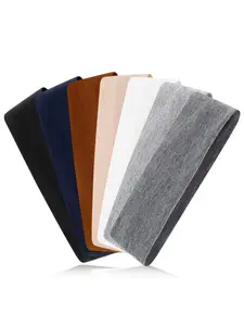 Elastic Yoga Sports Headband Non-Slip Sweat Absorbent Workout Hairband Breathable Stretchy Fitness Head Wrap Unisex Athletic Headband for Running Gym Pilates Cycling Hiking Outdoor Activities