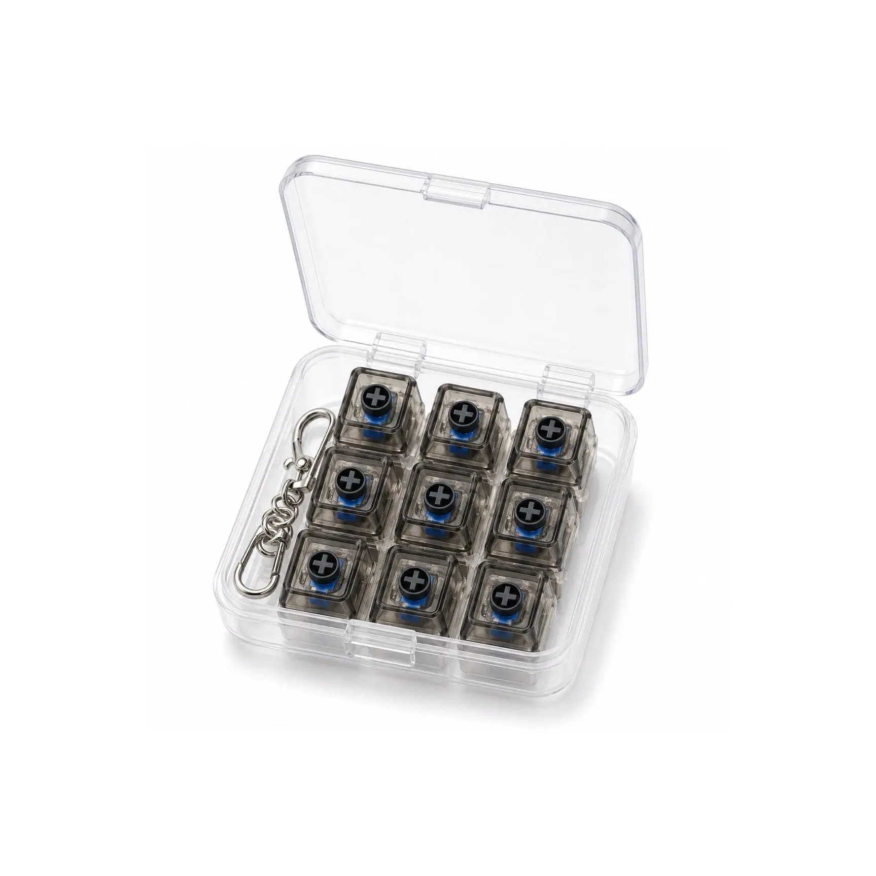Click Clack Light Up Keyboard Keychain