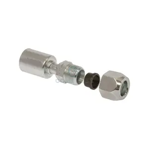 212 MAIN 14.5mm Tube to No.10 Hose Straight Compression Fitting - Compression Seal, Steel Household Appliance Part & Accessory, Straight Type