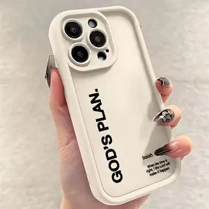 God Plan Phone Case Suitable for iPhone 17 16 15 14 13 12 11 Pro Max Mini XR XS X 7 8 Plus Shockproof Soft TPU Back Cover