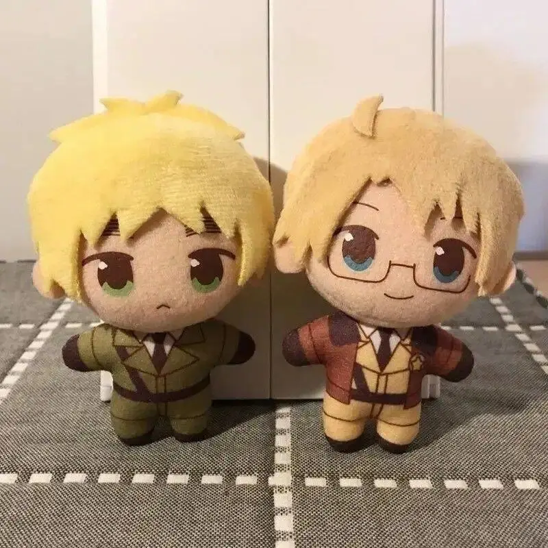 10cm Height Arthur Kirkland Soft Plush Doll - Unisex Axis Powers Cosplay Toy, Decorative Backpack Pendant Gift for Felt Crafts Enthusiasts, Decoration