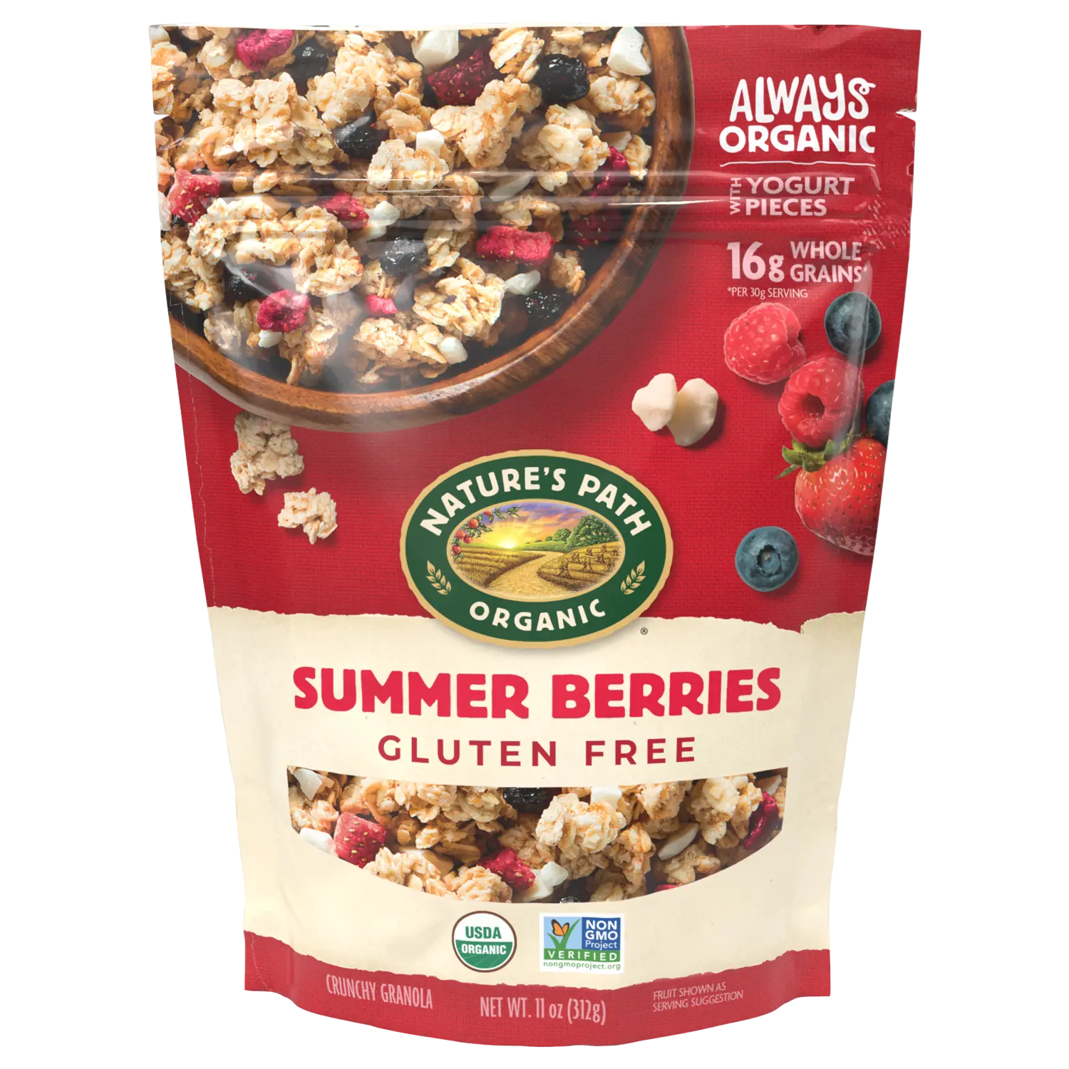 Nature's Path Organic Summer Berries Gluten Free Granola