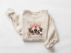 Greatest Gift Of All Sweatshirt, Christian Christmas Sweatshirt, Nativity Scene Sweater, Christmas Faith Jesus Nativity Shirt, Bible Verse