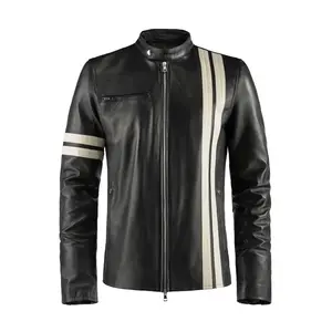 Men's Cruise in Style with the Driver’s Coma-Chic Leather Jacket – Inspired by Driver