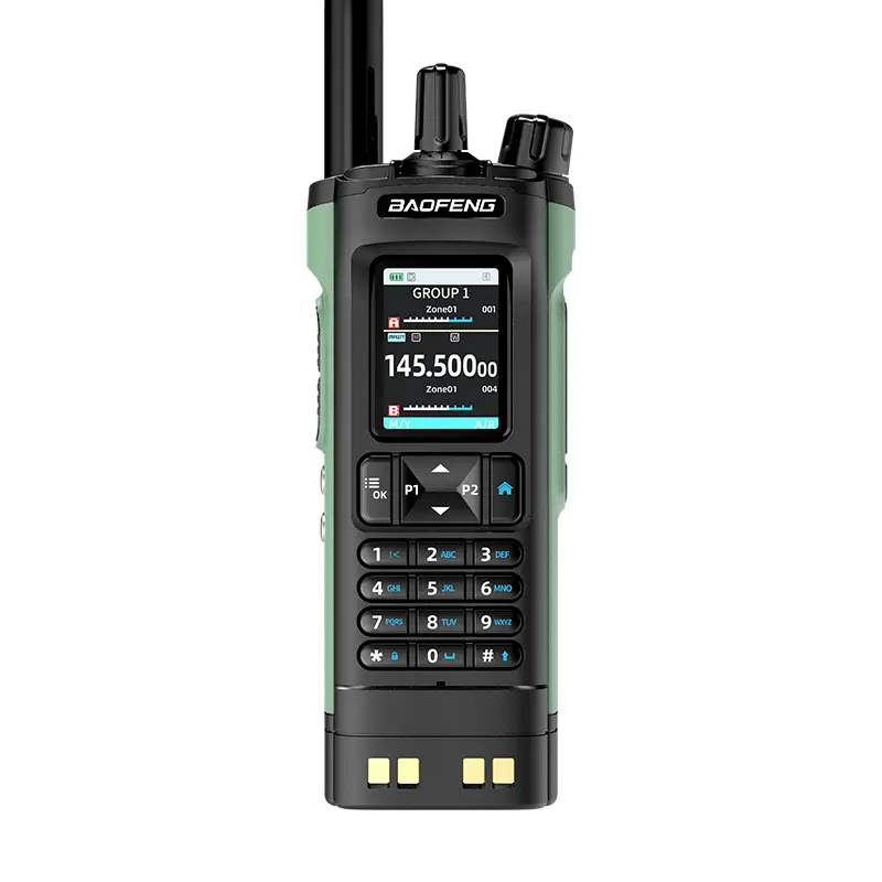 Baofeng UV-32 Digital Two-Way Radio, Sms Recording GPS Location, Lithium Button Cell Battery, USB PD Charging, Model Xinghao, Digital Walkie Talkie Portable Two Way Radios