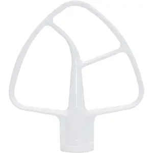K45B Flat Beater Replacement for Kitchen-Aid Stand Mixer. Coated Paddle W10672617 WPW10672617 Compatible with Whirlpool KSM45, KSM75, KSM88, KSM90, KSM100, KSM110, KSM120, KSM150, KSM160, KSM180