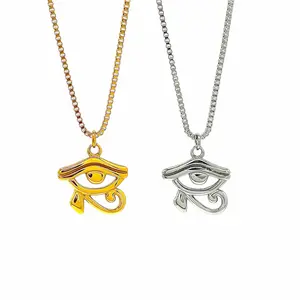 Eye of Horus Necklace | Spiritual Jewelry | Evil Eye Necklace | Hypoallergenic Jewelry | Water Proof | Tarnish Resistant