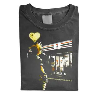 Vintage Kingdom Hearts Shirt, Sora Inspired Anime Graphic Tee, 7 Eleven Heart Aesthetic T-Shirt, Gift for Unisex, Trending Shirt