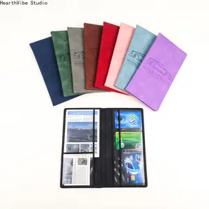 Premium Car Registration and Insurance Card Holder, Car Document Holder for Cards, Driver License & other Essential Documents (Pink)